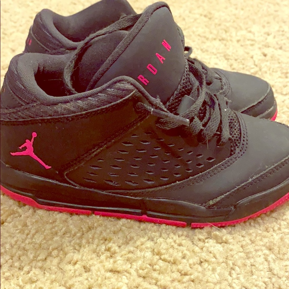 Pink and Black Jordan’s